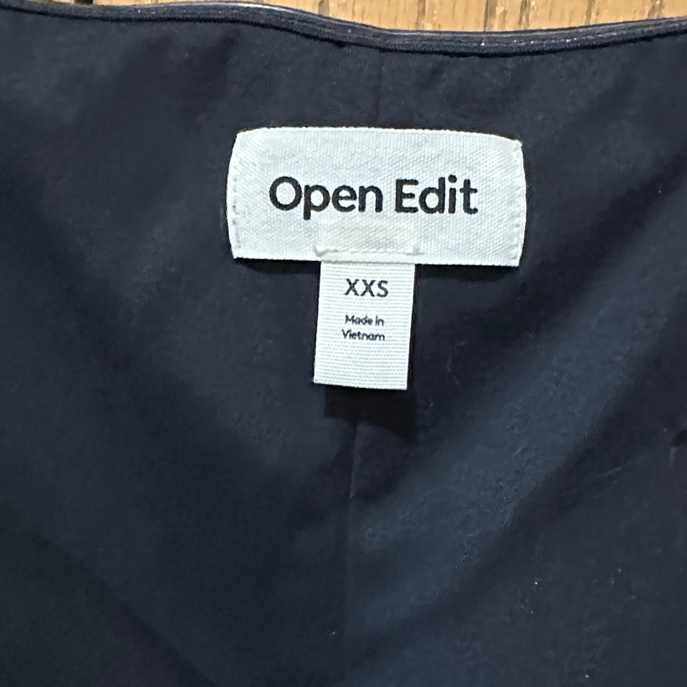 Open Edit Navy Prom Dress